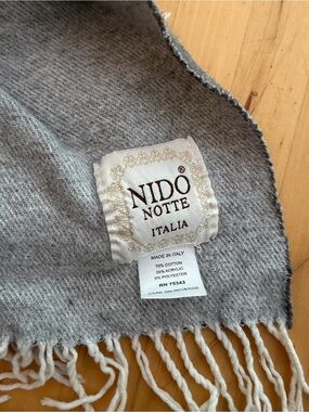 NIDO NOTTE Heringbone Throw